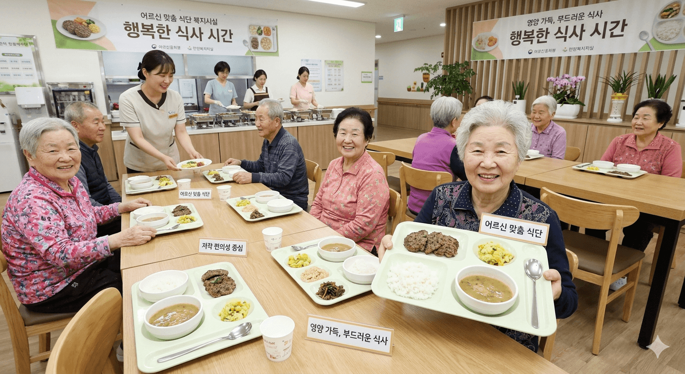요양원 급식 어르신 식사